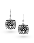 Bali Artisanal Sterling Silver Cushion Earring