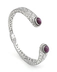Elegant Star Saphire Bali Bangle Bracelet