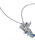 Wings of Rebirth: Majestic Phoenix in Sterling Silver