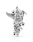 Wings of Rebirth: Majestic Phoenix in Sterling Silve