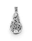 Spirit of the Dragon: Artisan Silver Pendant from Bali