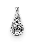 Spirit of the Dragon: Artisan Silver Pendant from Bali