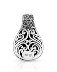 Mesmerizing Boulder Opal Sterling Silver Pendant