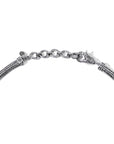 Blossom Layers: Handcrafted Sterling Silver Bali Statement Necklace