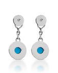 Artisinal Bali Sterling Silver Turquoise Earrings