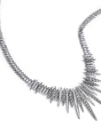 Supernova Sterling Silver Bali Statement Necklace