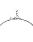 Sterling Silver Crescent Turquoise Bali Necklace