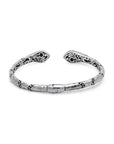 Sterling Silver Bali Abalone Bangle