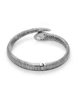 Balinese Artisan Tropical Serpent Bangle with Sleeping Beauty Turquoise