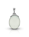 Bali Artisan Dragon Sterling Silver Pendant with Mother of Pearl