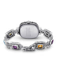 Bali Artisan Sterling Silver Multistone and Conch Watch
