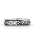 Balinese Sterling Silver Snake Spinner Ring