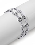 Balinese Artisan Sterling Silver Blossoming Bracelet