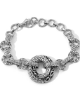 Sterling Silver Tulang Halo Bracelet