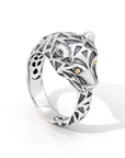 Sterling Silver Tiger Ring