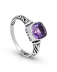 Amethyst Sterling Silver Ring