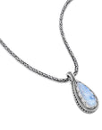 Enchanted Balinese Sterling Silver Moonstone Pendant