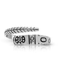 Sterling Silver Flower Adjustable Ring