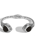 Hearts of the Sea Black Shell Sterling Silver Bangle
