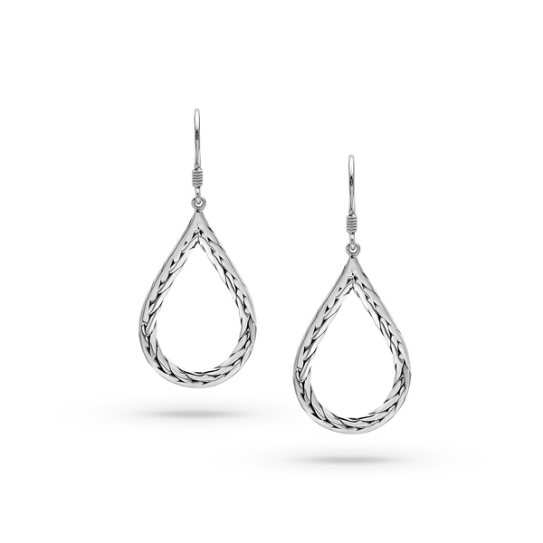 Bali Artisanal 925 Sterling Silver Dangling Earring