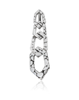 Linked Sterling Silver Bali Pendant