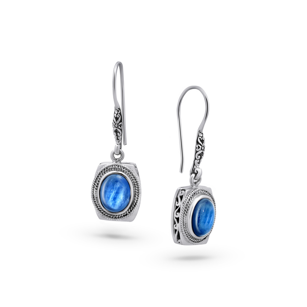 Moonlit Tides Sterling Silver Kyanite Earrings