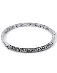 Eternal Flow – Balinese Artisan Sterling Silver Bangle