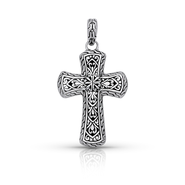 Divine Connection: Balinese Artisan 925 Sterling Silver Pendant