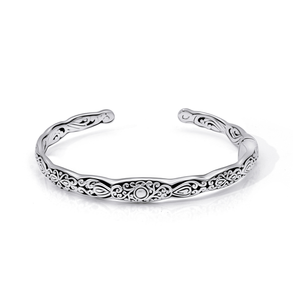 Whispers of Bali – Balinese Artisan Sterling Silver Bangle