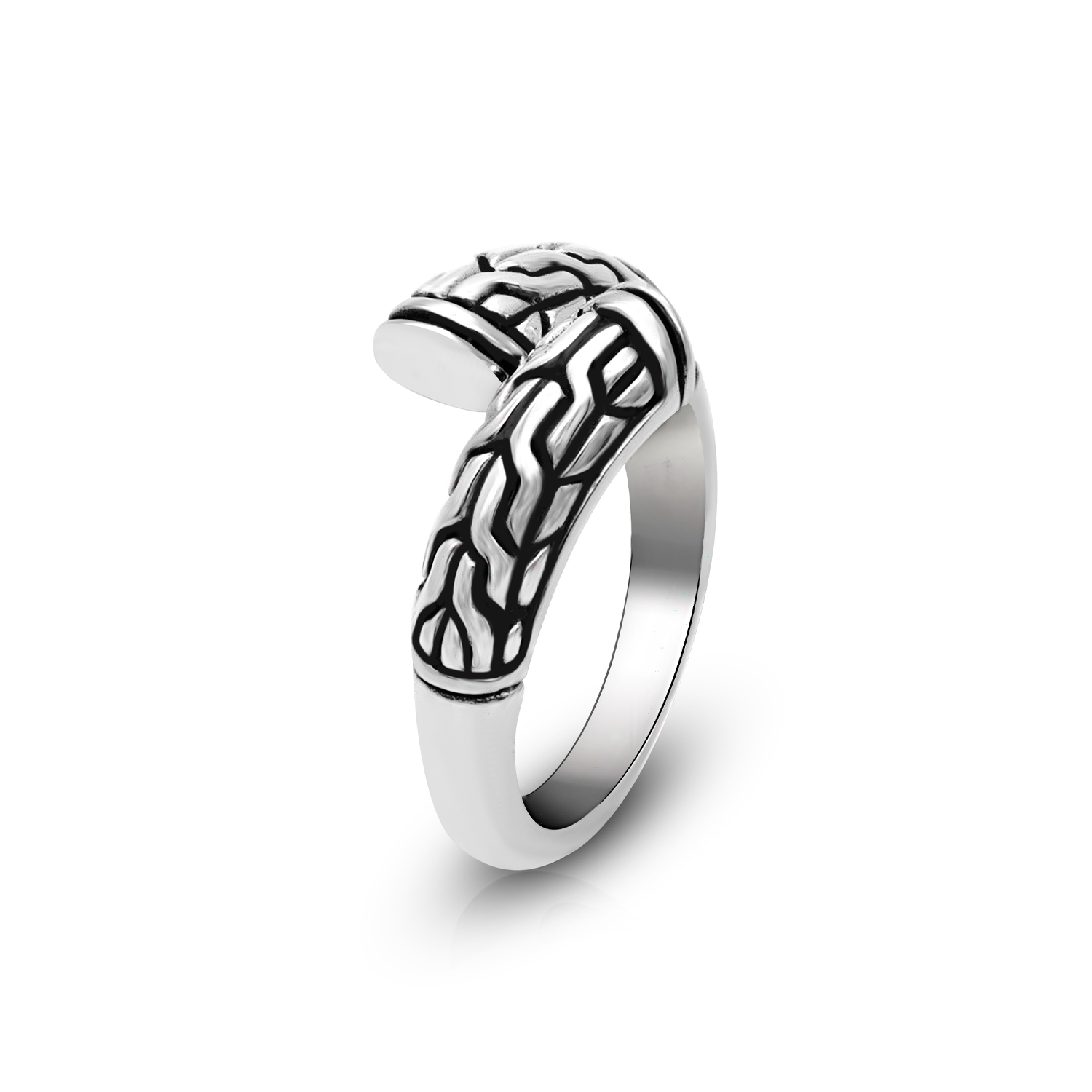 Balinese Artisan 925 Sterling Silver Circle of Life Ring
