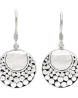 Sterling Silver Round Earring