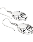 Sterling Silver Round Earring