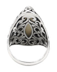 Sterling Silver Ring with Mother of Pearl Shell