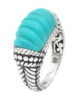 Sterling Silver Ring with Turquoise Gemstone