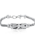 Balinese Artisan 925 Sterling Silver Dragonfly Bracelet