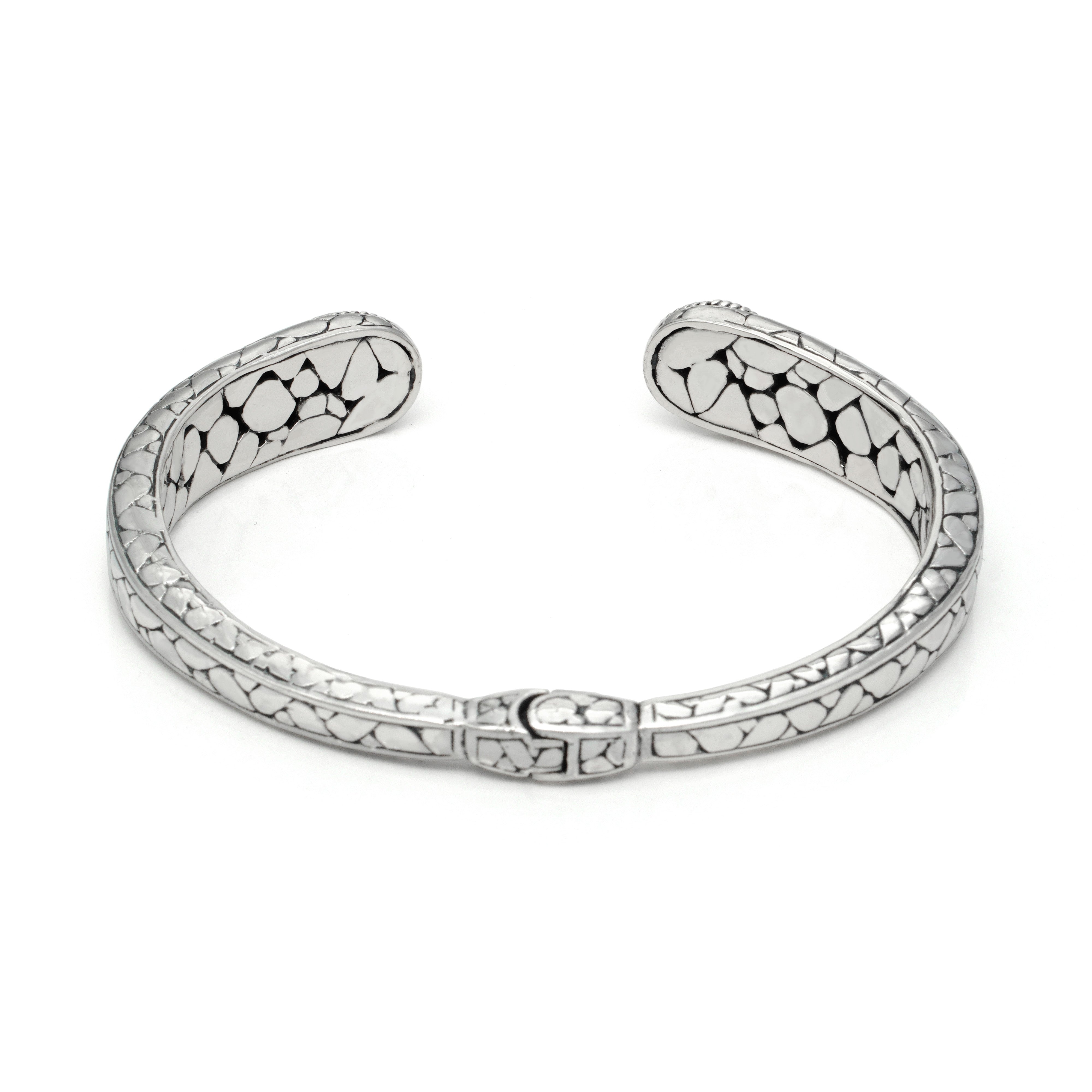 Elegant Star Saphire Bali Bangle Bracelet