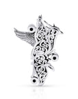 Wings of Rebirth: Majestic Phoenix in Sterling Silver