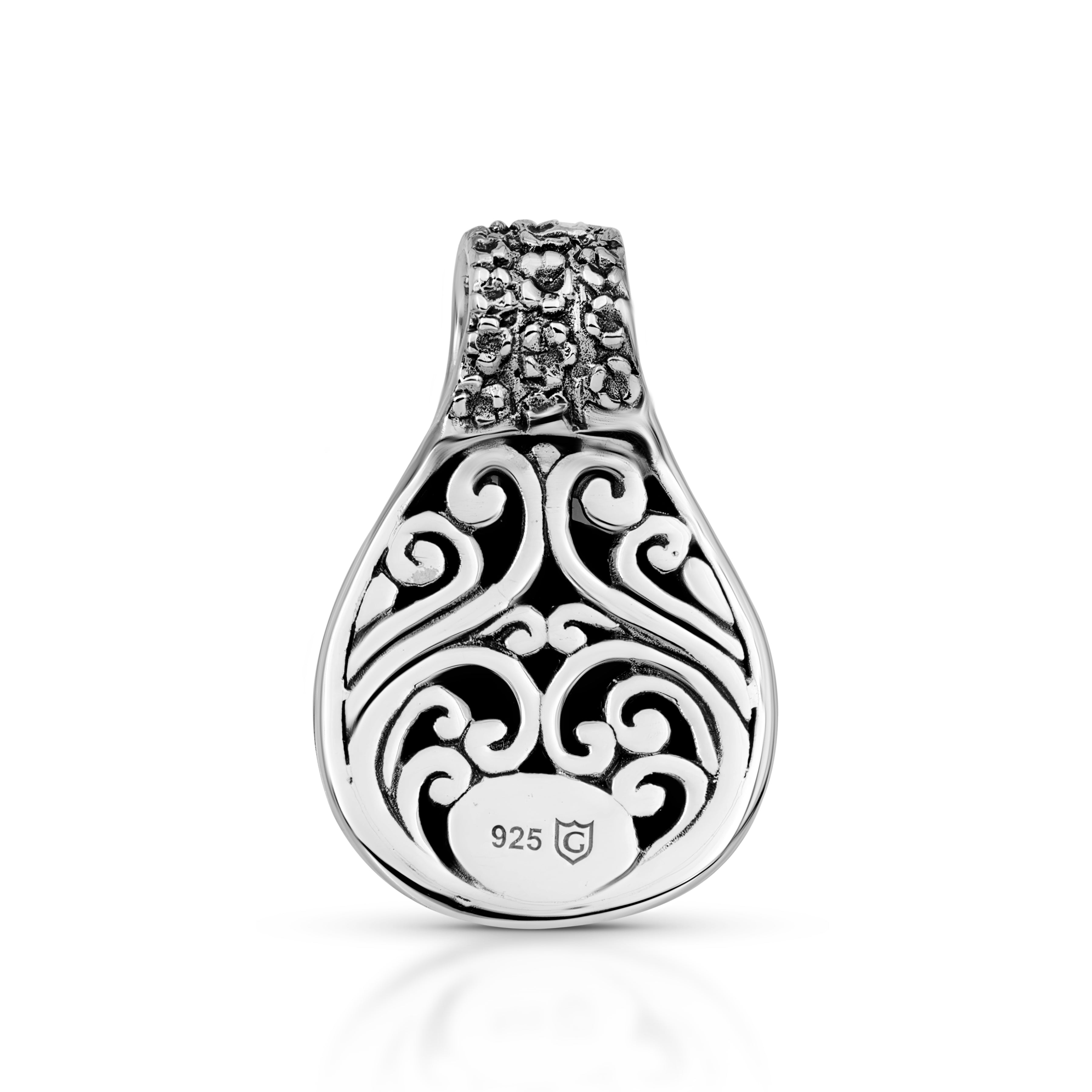 Mesmerizing Boulder Opal Sterling Silver Pendant