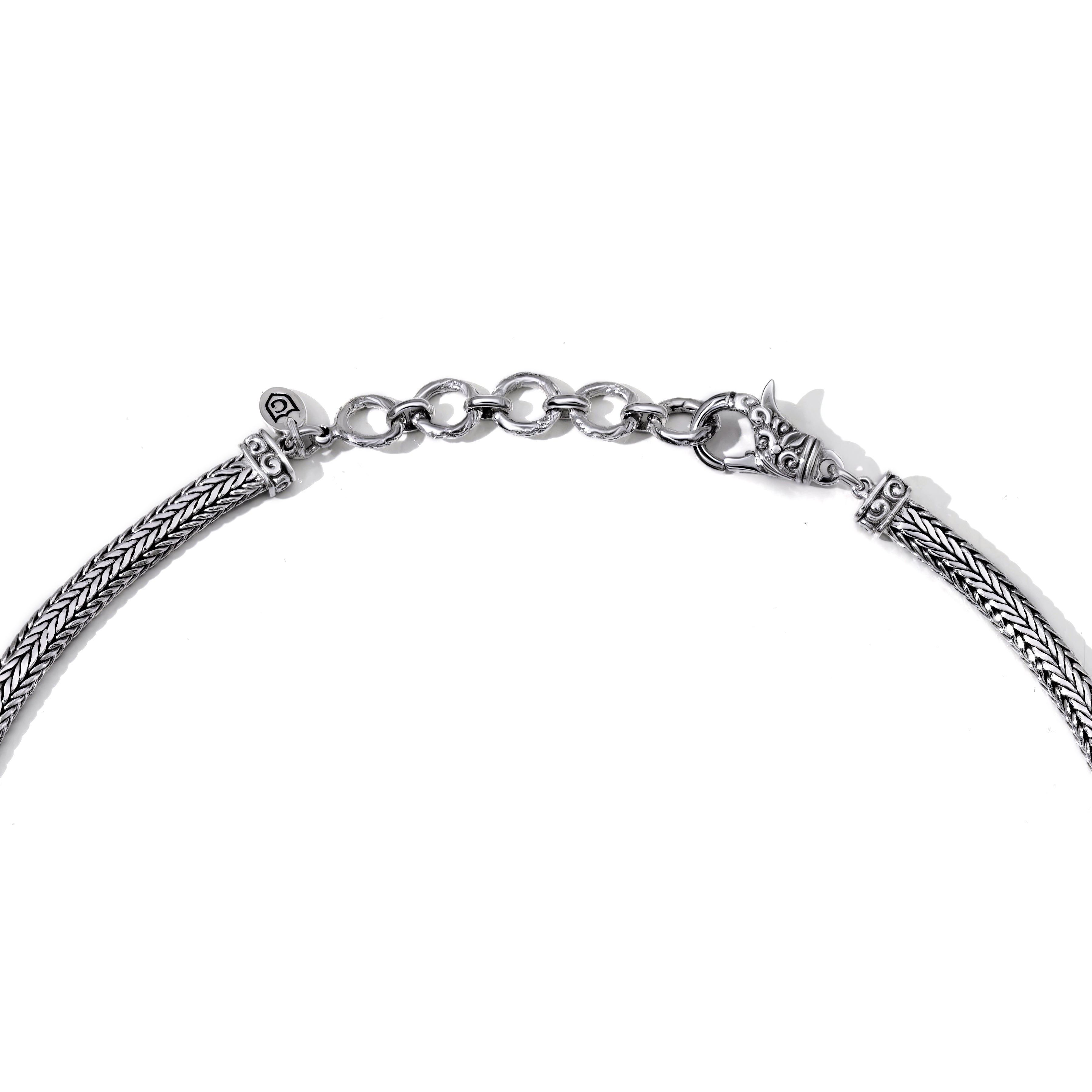 Blossom Layers: Handcrafted Sterling Silver Bali Statement Necklace