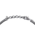 Blossom Layers: Handcrafted Sterling Silver Bali Statement Necklace