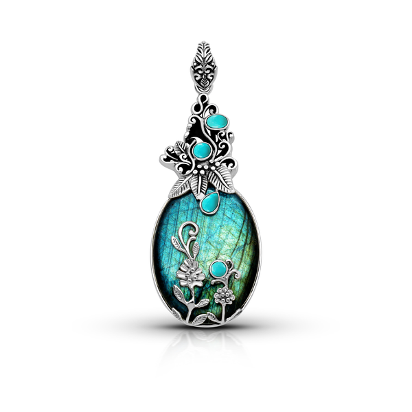 Balinese Artisan 925 Sterling Silver The Flower of Goddess