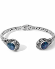Boulder Opal Sterling Silver Bali Bangle