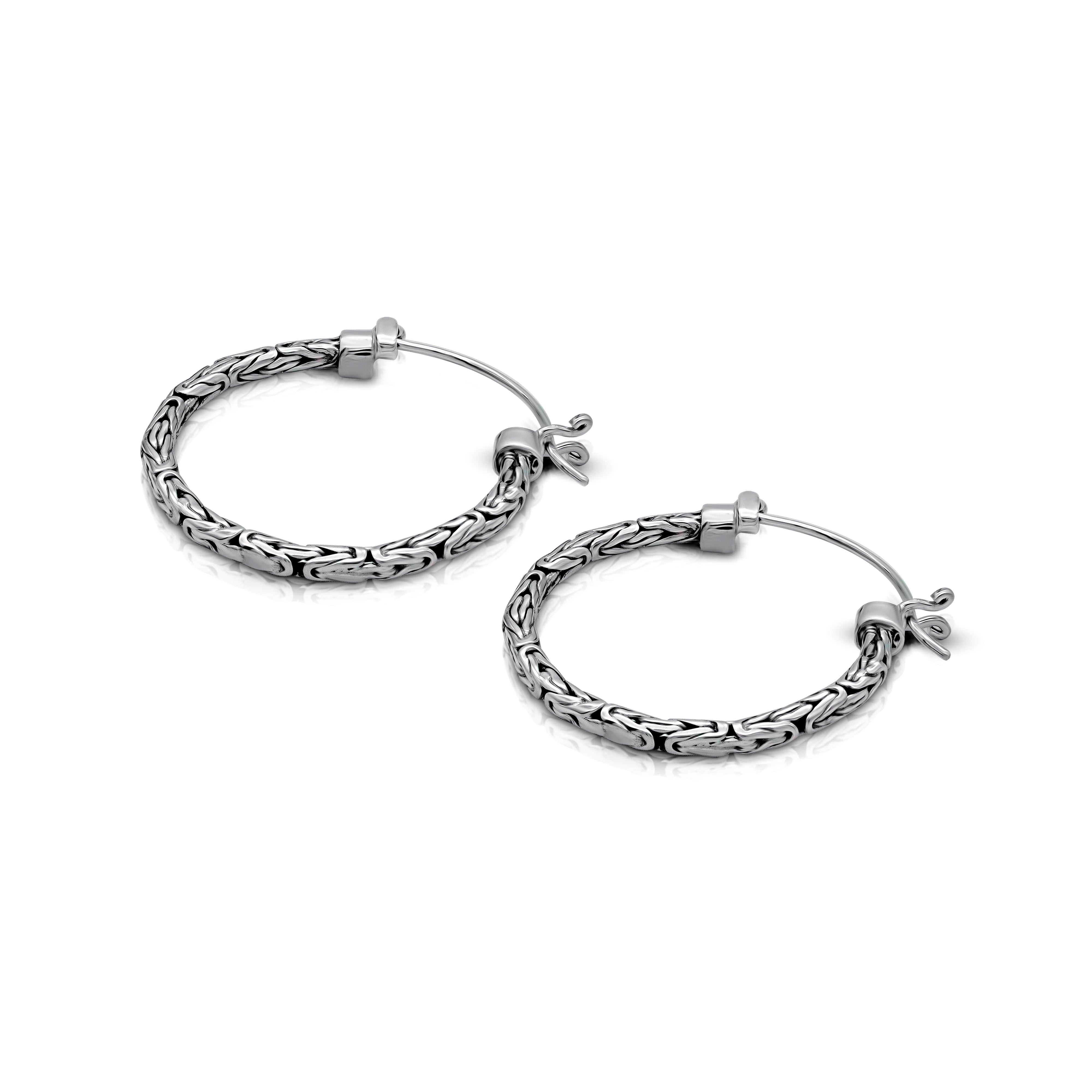 Sterling Silver Hoop Earring