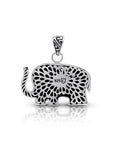 Sterling Silver Elephant Pendant