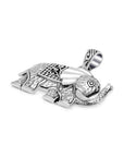 Sterling Silver Elephant Pendant