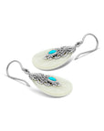 925 Sterling Silver Mother of Pearl Shell Earring