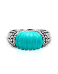 Sterling Silver Ring with Turquoise Gemstone