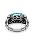 Sterling Silver Ring with Turquoise Gemstone