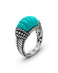 Sterling Silver Ring with Turquoise Gemstone