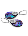 Balinese Artisan 925 Sterling Silver Dangling Earring with Abalone